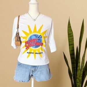Vintage Planet Hollywood Oversized Graphic Tee Size Medium